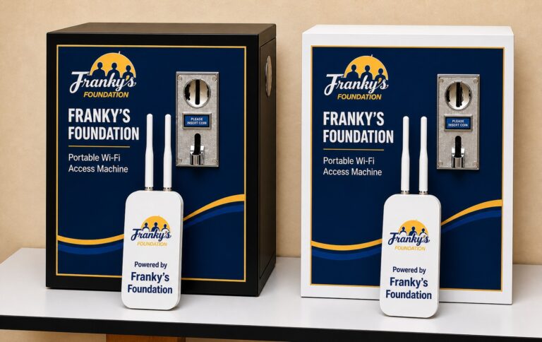 Franky's Foundation Portable Wi-Fi Access Machines