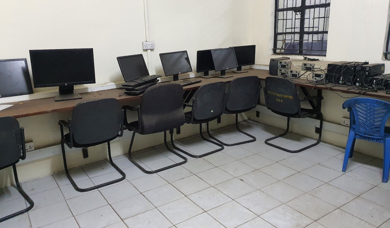 Franky's Foundation Tech and Employment Hub computer lab